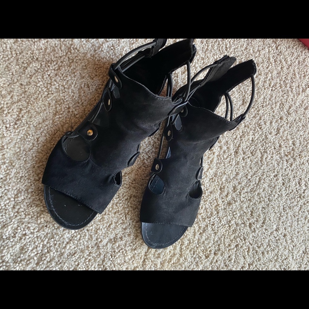 Black sandals